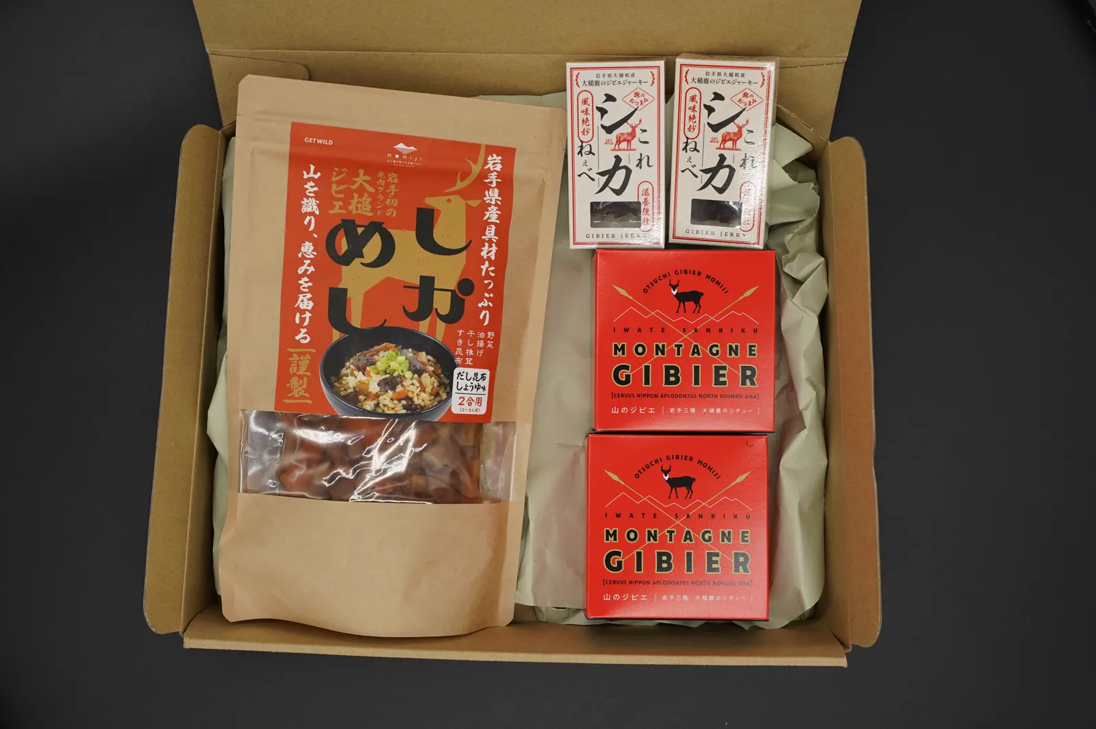 Otsuchi venison pantry gift set — ¥5,000 — MOMIJI / Otsuchi Gibier