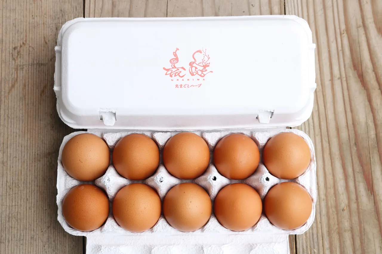 Uraniwa free-range eggs, 30 · Uraniwa Natural Egg Garden